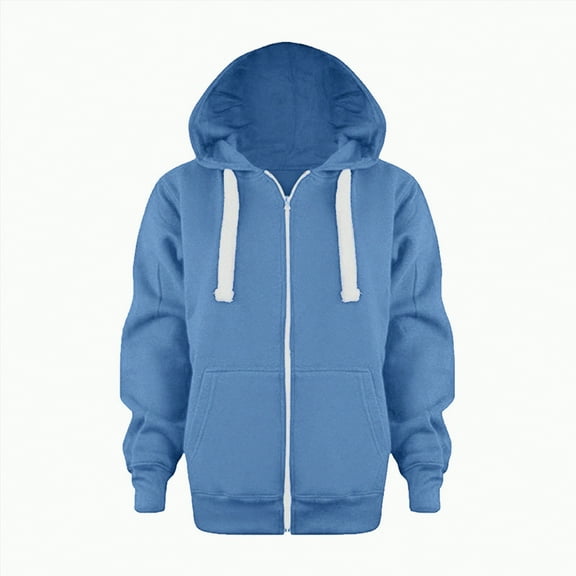 Godom Toddler Boys Zip Up Hoodie Solid Color Hooded Sweatshirt Outerwear