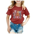 thumbnail image 1 of Godom Toddler Girl Clothes Short Sleeve Cotton Tees Girls Summer T Shirts, 1 of 4