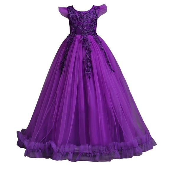 Godom Toddler Girls Dress Ruffle Tulle Dresses Cute Summer Party Sundress Dresses for Teens