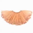 thumbnail image 1 of Godom Toddler Girls Puff Ball Tutu 6M-4T Layered Princess Birthday Dresses Rainbow Ballet Tulle Skirt,Khaki, 1 of 5