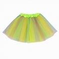thumbnail image 1 of Godom Toddler Girls Rainbow Tutu Skirt 2T-8T Multicolor Tulle Princess Ballet Dress Birthday Costume,Green, 1 of 4