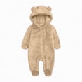 thumbnail image 1 of Godom Toddler Jacket Warm Ear Cute Boy Romper Baby Kids Thick Zipper Girls Coat Outwear Boys Outfits, 1 of 7