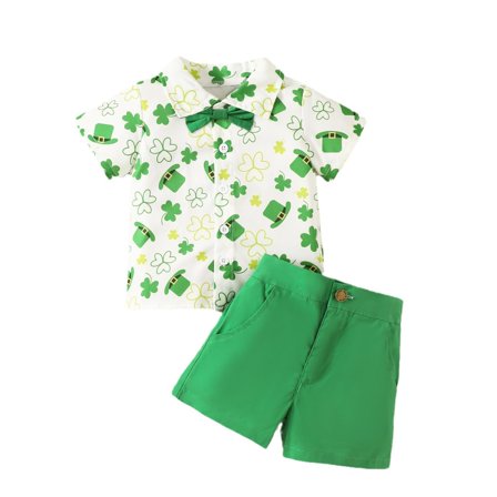 Godom Toddler Outfit for Girls Short Sleeve T-Shirts Elastic Waist Shorts Clothing Set to Big Kid Sizes