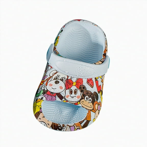 Godom Toddler Slippers Comfort Non-Slip Slipper Summer Shower Shoes Indoor Outdoor Shoes