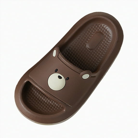 Godom Toddler Slippers Cute Soft Anti-slip House Kids Girl Slipper for Indoor Outdoor Kid Cloud Slides