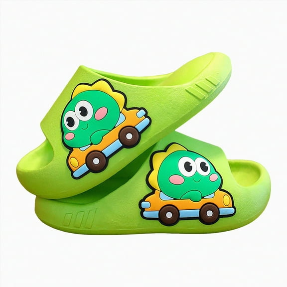 Godom Toddler Slippers Non-Slip Super Soft Quick Drying Shower Slides Beach Water Shoes