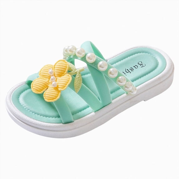 Godom Toddler Slippers Shower Slipper Bathroom Pool Sandals Summer Non-Slip Beach Shoes Toddler/Little/Big Kid