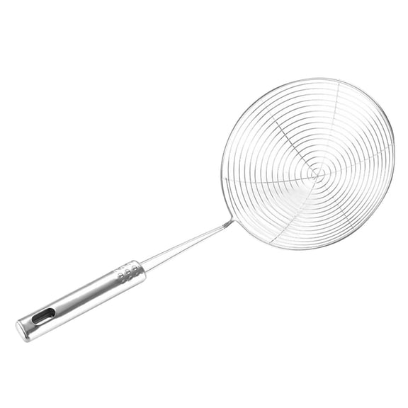 Godom Versatile Stainless Steel Spider Strainer/Skimmer/Ladle for Cooking and Frying, Kitchen Gadgets Wire Strainer Pasta Strainer Spoon (6 Inch)