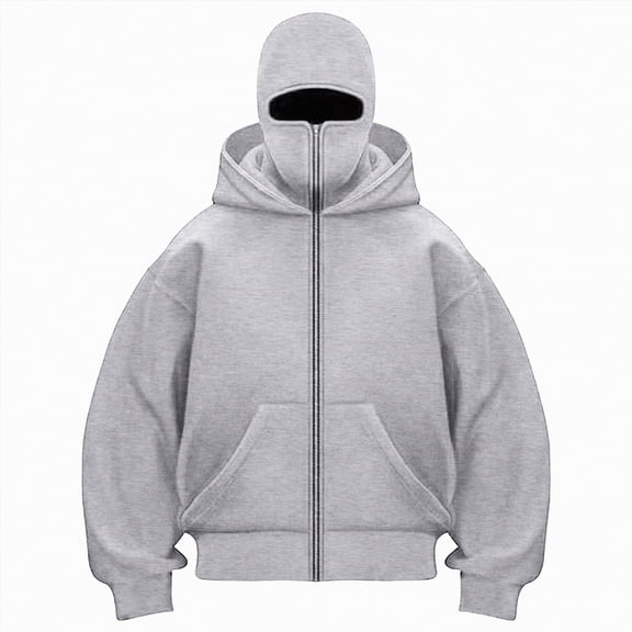 Godom Women Hoodie Winter Double Layer Hooded Sweatshirt with Zipper, Fleece-Lined Hip-Hop Hoodies