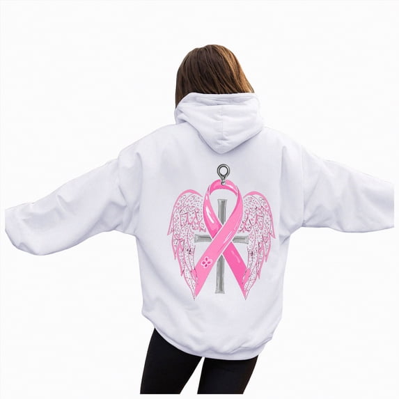 Godom Womens Floral Hoodies Sweatshirts Casual Long Sleeve Loose Fit Drawstring Hooded Pullover