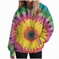 thumbnail image 1 of Godom Womens Hoodies Fall Long Sleeve Drawstring Pullover Tops with Pockets Loose Casual Sweatshirt for Women, 1 of 6
