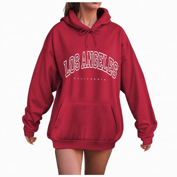 Godom Womens Oversized Hoodies 2025 Fleece Sweatshirts Long Sleeve Pullover with Pocket Fall Winter Y2k Clothes