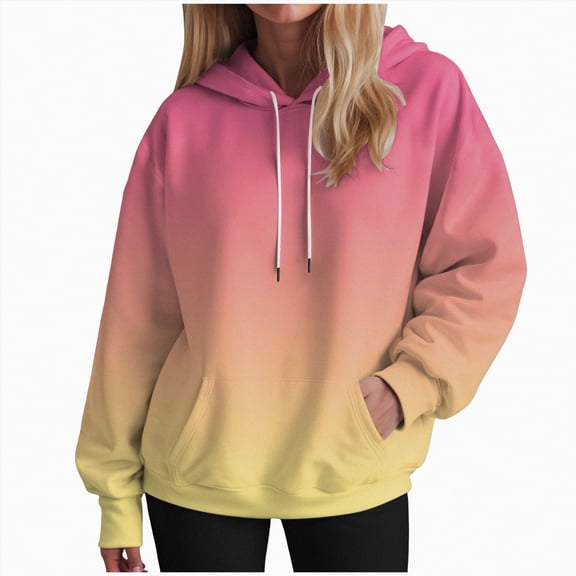 Godom Womens Oversized Hoodies 2025 Fleece Sweatshirts Long Sleeve Pullover with Pocket Fall Winter Y2k Clothes