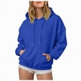thumbnail image 1 of Godom Womens Oversized Hoodies Fleece Sweatshirts Fall Fashion 2025 Pullover Winter Clothes, 1 of 6