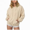 thumbnail image 1 of Godom Womens Oversized Hoodies Fleece Sweatshirts Fall Fashion 2025 Pullover Winter Clothes, 1 of 6