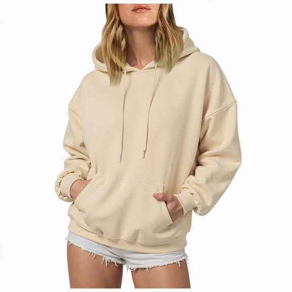 Godom Womens Oversized Hoodies Fleece Sweatshirts Fall Fashion 2025 Pullover Winter Clothes