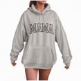 thumbnail image 1 of Godom Womens Oversized Letter Print Hoodies Graphic Fleece Sweatshirts Long Sleeve Pullover with Pocket 2025, 1 of 4
