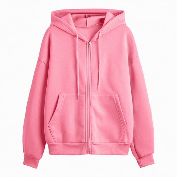 Godom Womens Zip Up Hoodies Casual Long Sleeve Hoodie Jacket Oversized Lightweight Pullover Sweatshirts Tops with Pocket