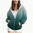 thumbnail image 1 of Godom Zip up Womens Hoodies Zipper Jacket Plus Size Womens Sweatshirts Hoodies Casual Crew Neck Long Sleeve Plain Athletic Jacket Women, 1 of 4