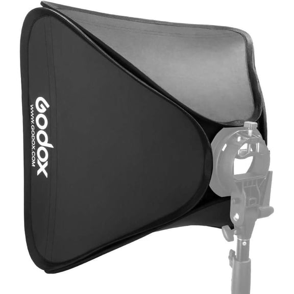 Godox 24 Inch Softbox 60X60cm Speedlite Collapsible Light Modifier With Diffu...