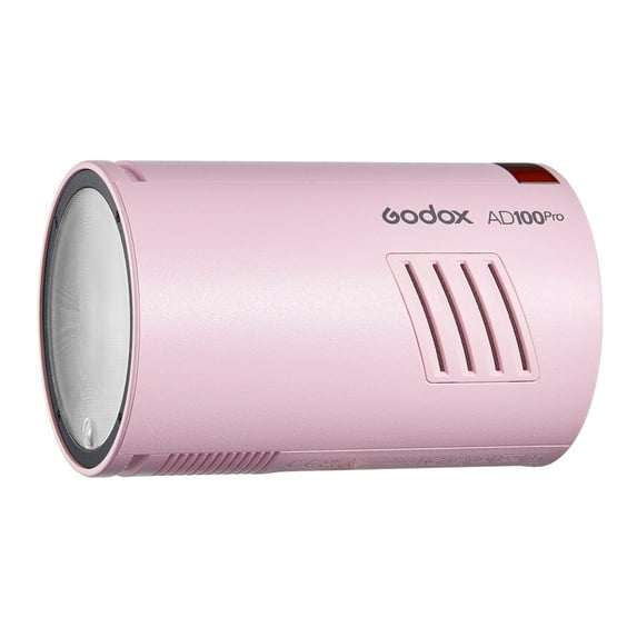 Godox AD100Pro Pocket Flash - Compact 100Ws Speedlight with Wireless Control (Pink)