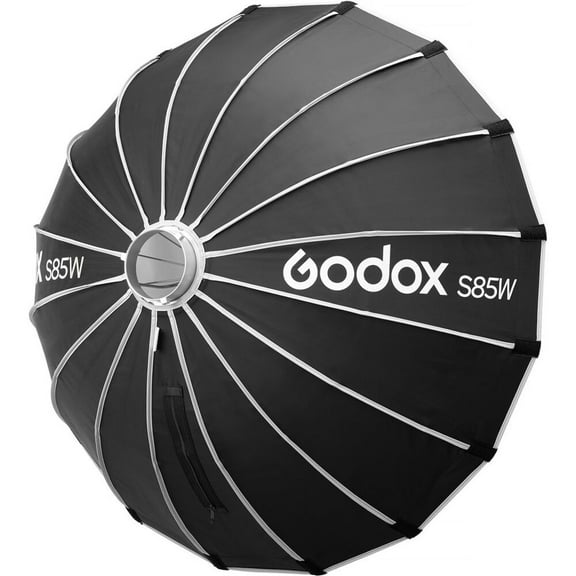 Godox Bowens Mount Quick Release Umbrella Softbox (Black/White, 33.5")