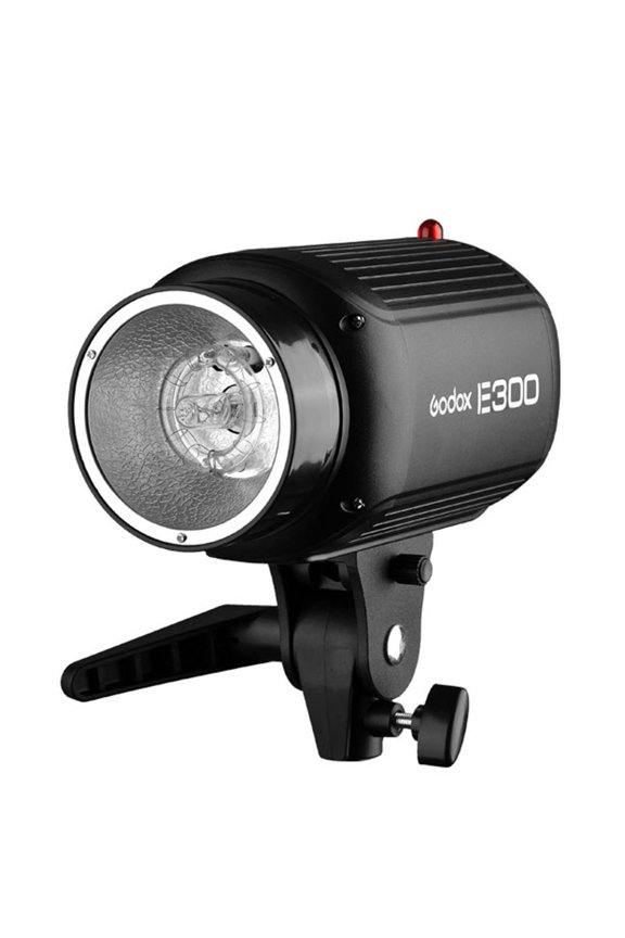 E300 Mini Photography Studio Strobe Flash Lighting Lamp Head, 300Ws Power, 5600K Color Temperature, 110V