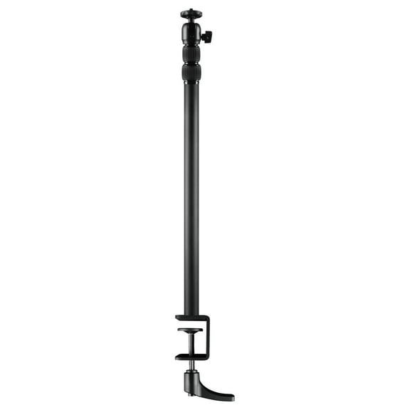 Godox ES-TMR Desk Mount Stand, 39.3'' 1/4" Screw Adjustable Telescopic Mounting Rod for Cameras Monitor, Key Light, LED Light