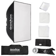Godox EazyFlow Rect 90x90 Foldable Softbox 35.4 x 35.4 Inch, Bowens S Mount, Grid and Diffusers