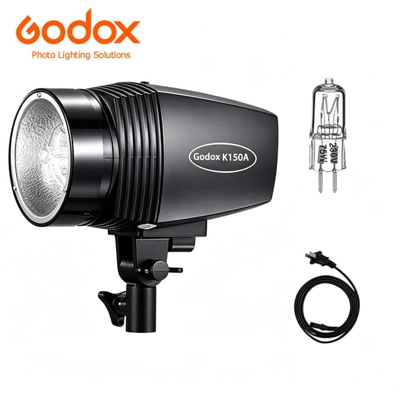 Godox K150A Studio Flash Strobe Light for Phototgraphy,GN42 0.5-3s Recycle Time, 150W Modeling Lamp,5600K Color Temp,150W Compact Monolight Photoshoo, for Photographic Studio Portrait Shooting