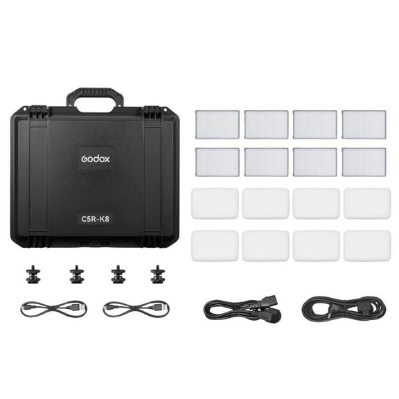 Godox KNOWLED C5R RGBWW Creative LED light 8-light Kit