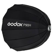 Godox P90H 35" Parabolic Softbox for Studio Video Flash Light, Bowens Mount, Hi-Temperature Resistant