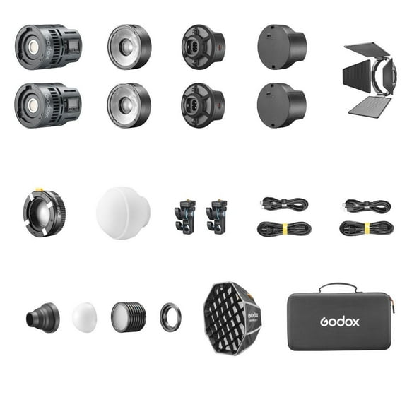 Godox RS60Bi Bi-Color LED Monolight (2-Light Kit)