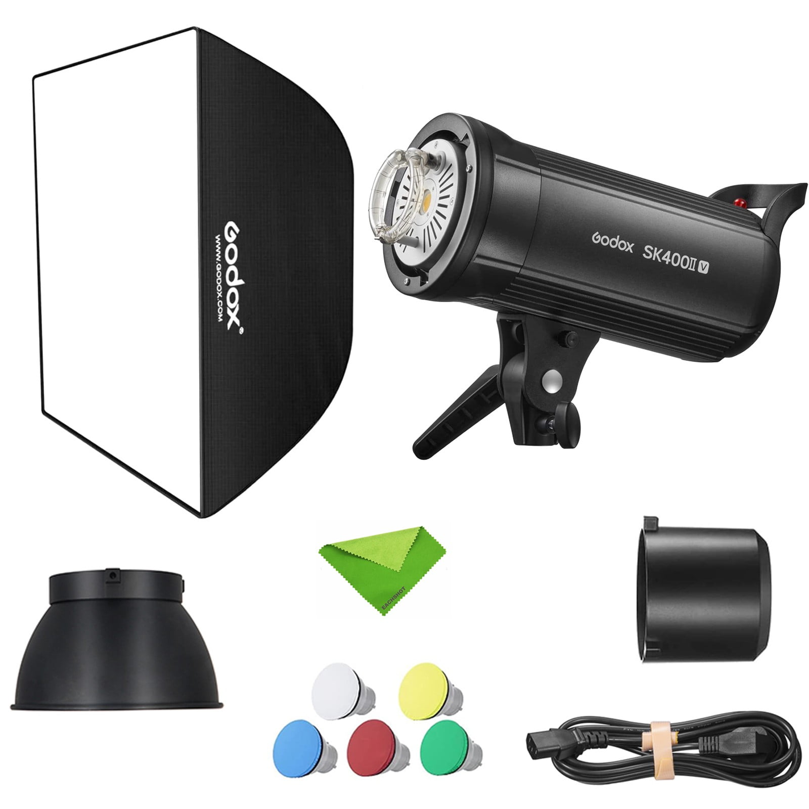 Godox SK400IIV SK400II-V KIT 400Ws Strobe Studio Flash GN65 5700K 2.4G ...