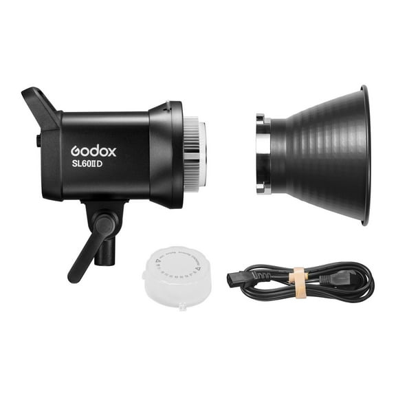 Godox SL60IID Daylight LED Video Light - 5600K CRI 96/TLCI 97, 8 FX Lighting Modes with App Control