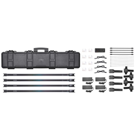 Godox TL120 RGB Tube Light 4-Light Kit