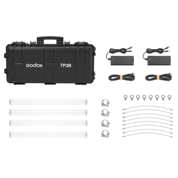 Godox TP2R 2' 33W RGBWW LED Pixel Tube 4-Light Kit