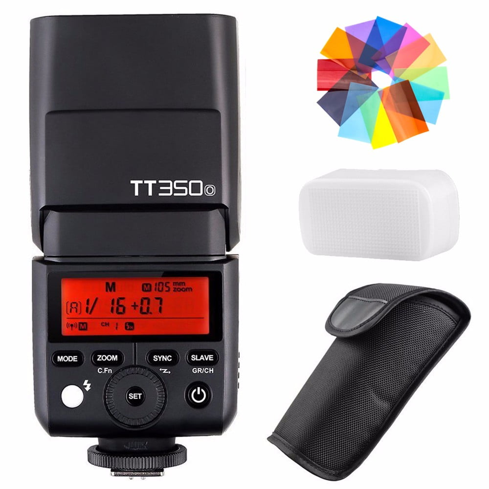Godox TT350o TTL Blitz Für Olympus/Panasonic Systemkameras – Mit 2,4G Funk, HSS & LCD-Display