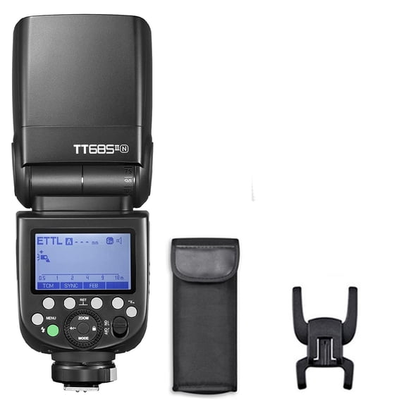 Godox TT685II C Camera Flash for Canon EOS Cameras,2.4G Wireless External Camera Flash Speedlite 1/8000s HSS,0.1-2.6s Recycle Time,330 Full Power Pops,TCM Instant Conversion,Quick-Release Lock