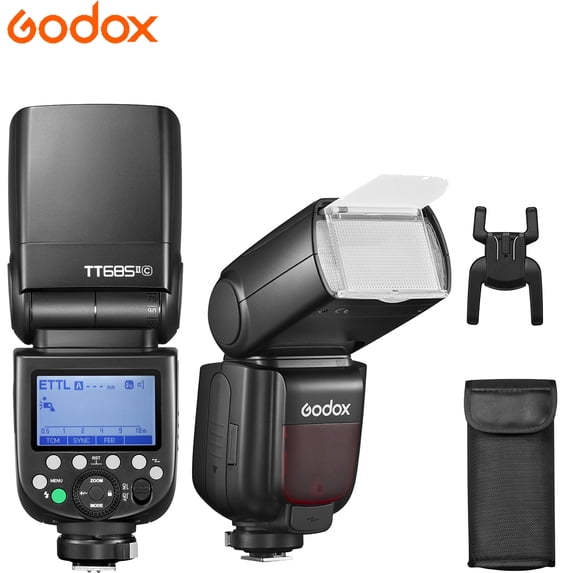 Godox TT685II-C Flash Speedlight for Canon: 1/8000s HSS, TTL, 2.4GHz X-System Wireless Camera Flash Speedlite Compatible with Canon EOS 5D Mark III, 5D Mark IV, 500D, 600D, 90D, 250D, and 650D