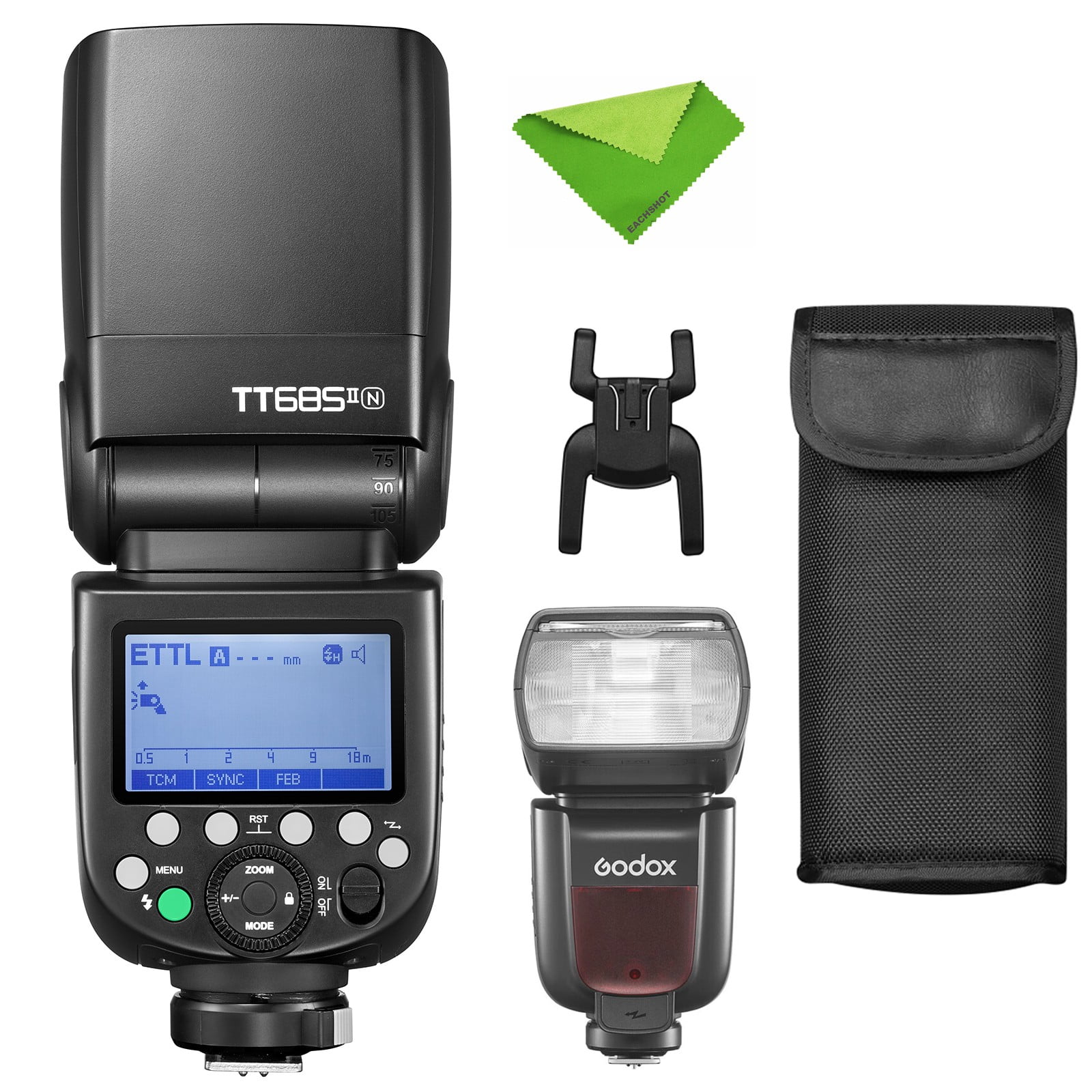 Godox TT685II-F TTL Flitser Voor Fuji - GN60, 2.4G Wireless, HSS 1/8000s