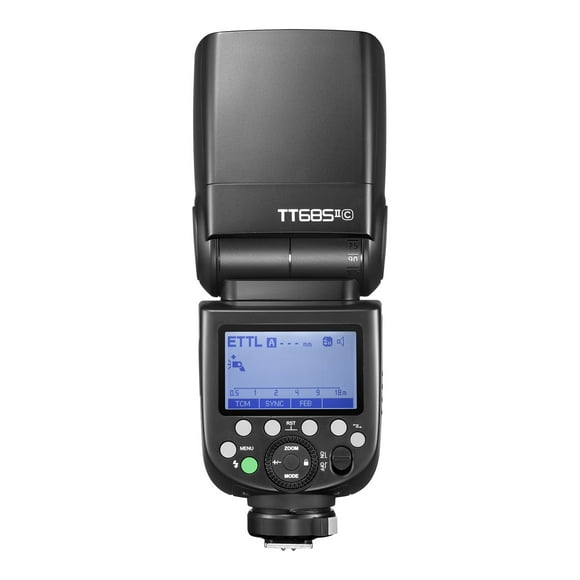 Godox Thinklite TT685IIC TTL On-Camera Speedlight 2.4G Wirelss X System Flash GN60 High Speed 1/8000s Replacement for 1DX 5D Mark III 5D Mark II 6D 7D 60D 50D 40D 30D 650D 600D
