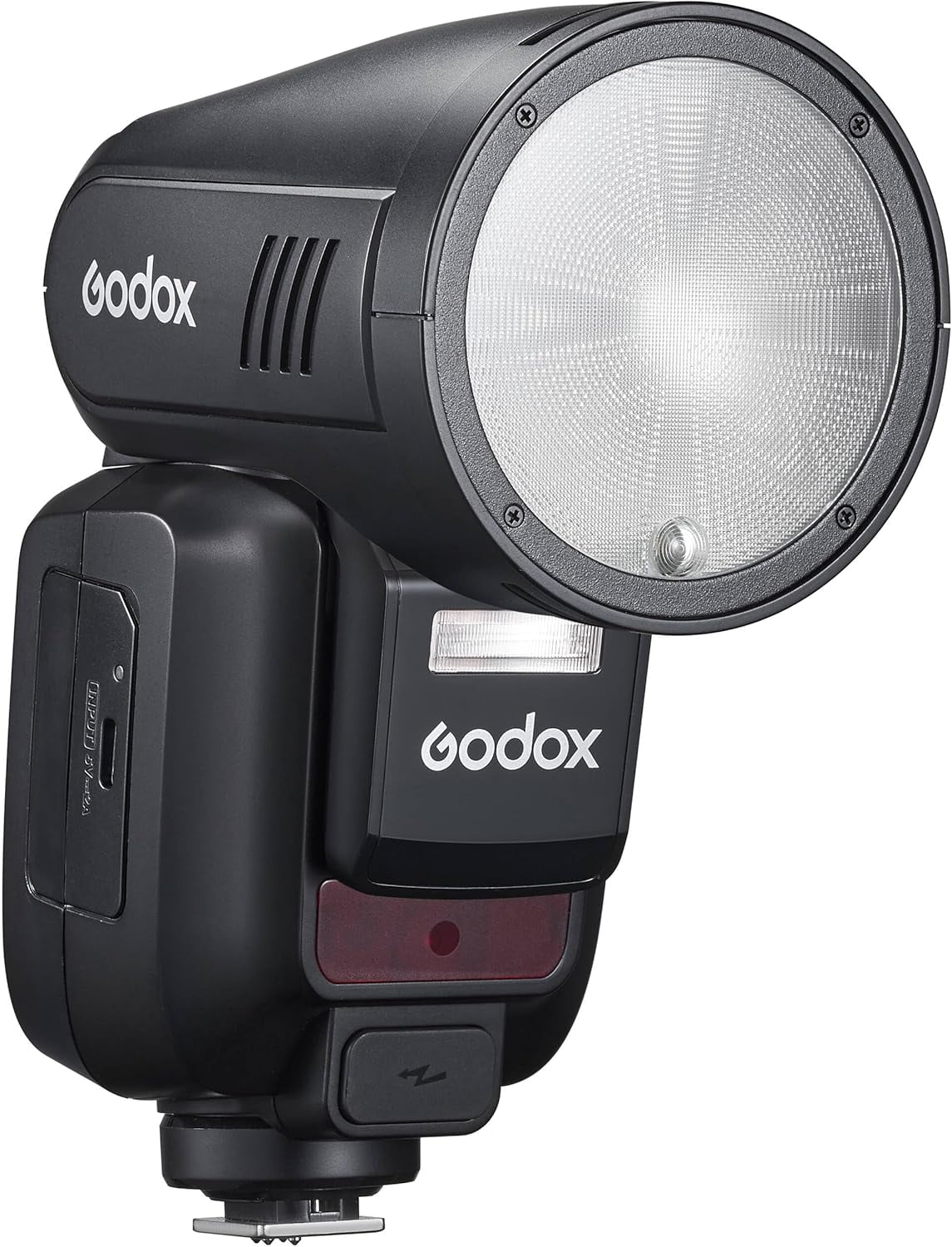Godox V100 100W On-Camera Flash for Sony with 2.3-Inch Full-Color Touchscreen, Built-In 2.4G Wireless Sync, and Powerful Battery (Black)
