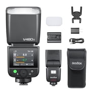 Godox V480-S Touchscreen Speedlite Flash, GN50 High Output with USB-C Charging, 1.7s Recycle & 650 Full-Power Flashes, 2.4G Wireless HSS 1/8000s TTL Flash for Alpha Series