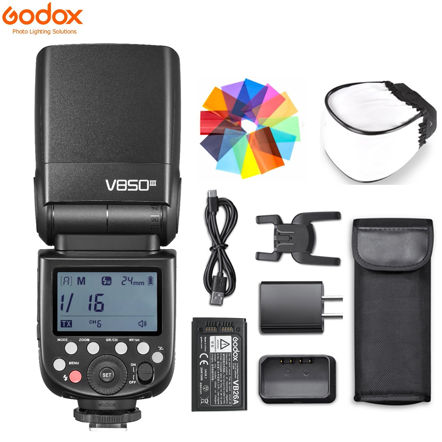 Godox V850 III Flash Camera Flash forCanon Nikon Sony Fuji Panasonic