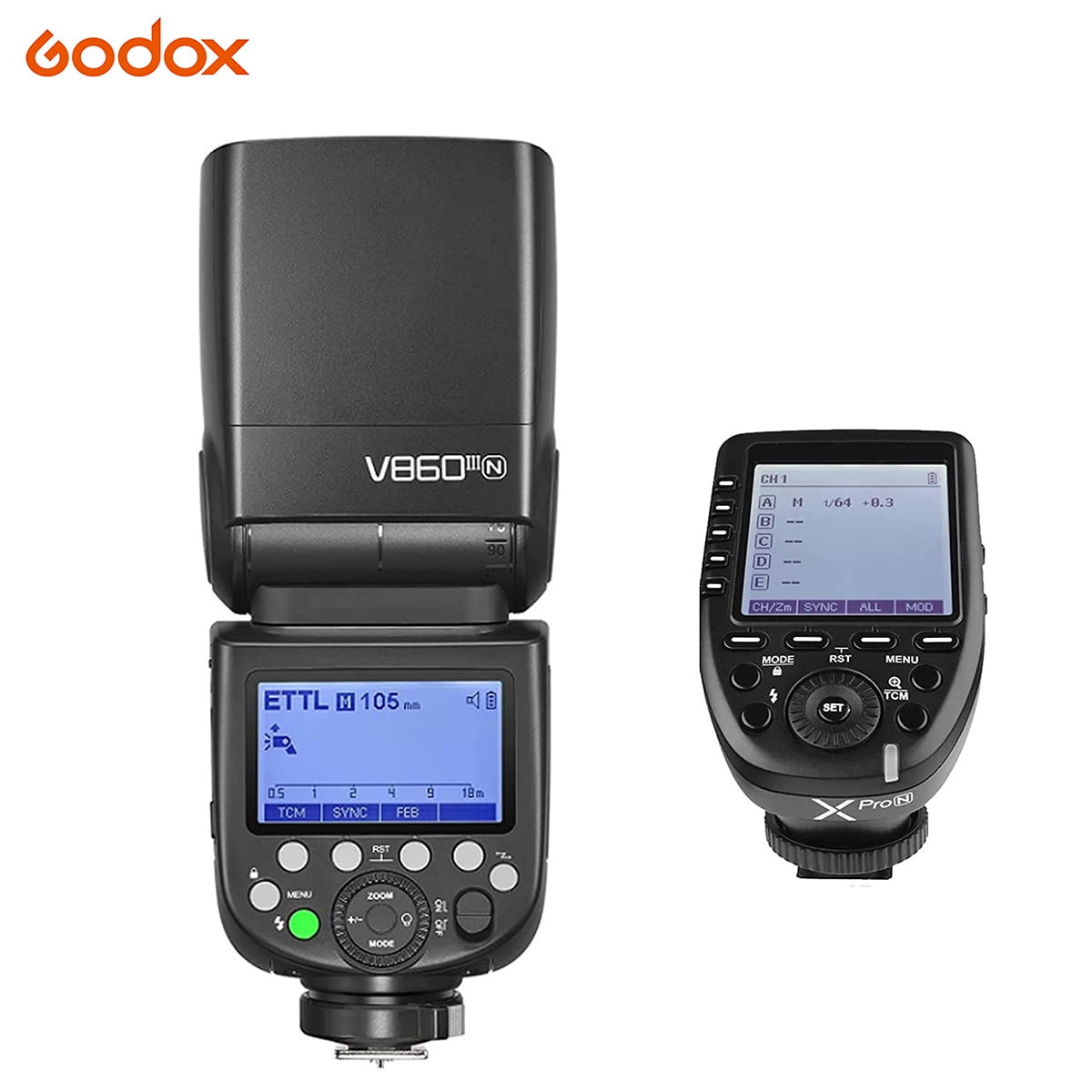 Model In Light Godox V860III-N Flash for Nikon Camera Speedlight Flash Speedlite ...