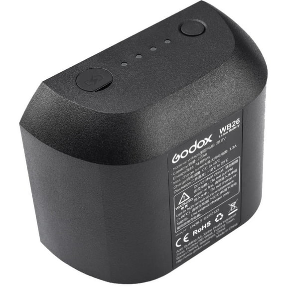 Godox WB26 Rechargeable Lithium-Ion Battery for AD600 Pro TTL