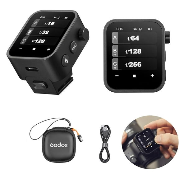 Godox X3 X3L X3-L Touchscreen TTL Wireless Flash Trigger for Leica Cameras, 2.4GHz Wireless, High-Speed Sync, OLED Screen Adjustable Brightness TTL Speedlight Transmitter for Leica Cameras