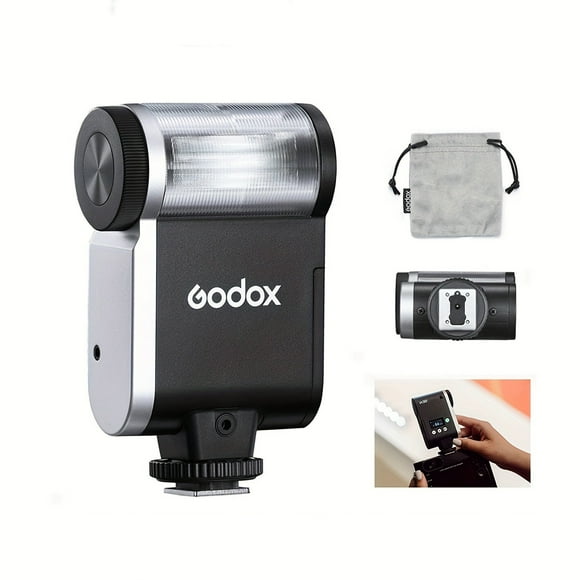 Godox iA32 Mini Flash Speedlight for Canon, Fuji, Nikon, Panasonic Olympus Pentax, GN15, 2.5s Recycle Time, Approx.490 Flash Times, Flash forSony ZV1, NOT forSony ZV-1F (Without Battery)