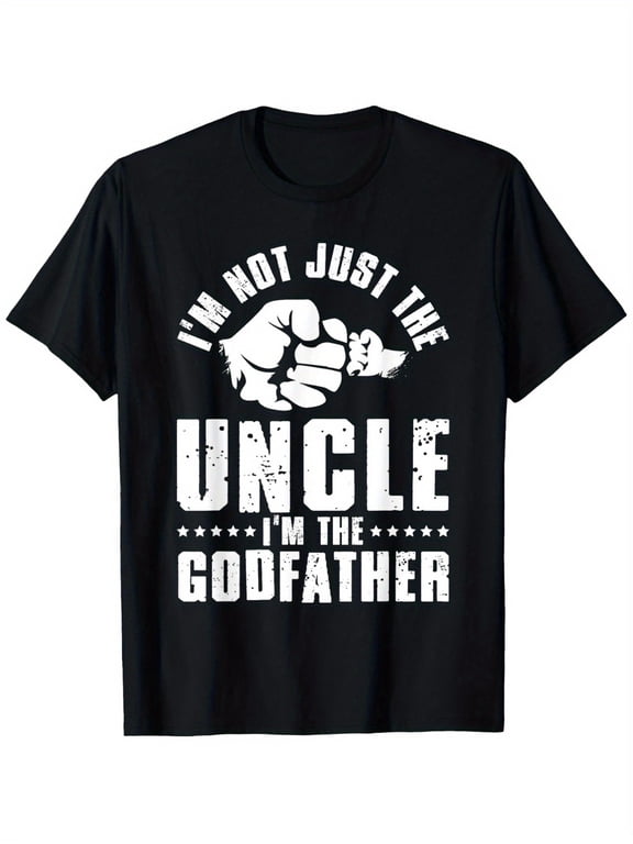 Godparent Godson Goddaughter T-Shirt - 100% Cotton Comfortable Casual Religious Blessing Ceremony Apparel with Godfather Godmother Print, S-XXXL Sizes for Men & Women, Year-Round Gift Apparel